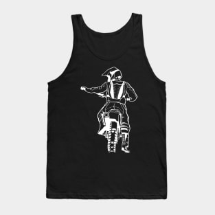 Motorbike bike motor scooter fire chair machine race Tank Top